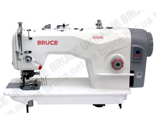 швейная машина челночного стежка BRUCE BRC-5558-G-T с подрезкой края и окантовкой материала