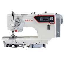 BRUCE BRC-8750J-A-105 промышленная двухигловая машина с автоматическими функциями и отключением игл