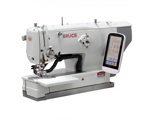 BRUCE BRC-T1790GS-3-D компьютеризированная петельная машина с сенсорным пультом управления и коротким кончиком нити после обрезк
