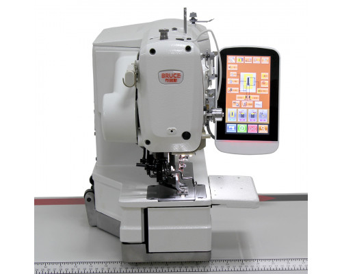 BRUCE BRC-T1790GS-3-D компьютеризированная петельная машина с сенсорным пультом управления и коротким кончиком нити после обрезк