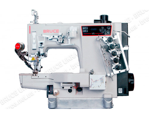 BRUCE BRC V5-UT-01GBx356 промышленная распошивальная машина с цилиндрической платформой и автоматическими функциями