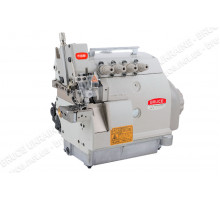 BRUCE BRC-5114TD-М03/333KS оверлок с платформой мини цилиндр и верхним транспортёром материалов