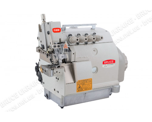 BRUCE BRC-5114TD-М03/333KS оверлок с платформой мини цилиндр и верхним транспортёром материалов